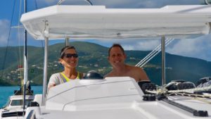 Smile Maker Charters captain with client Peter